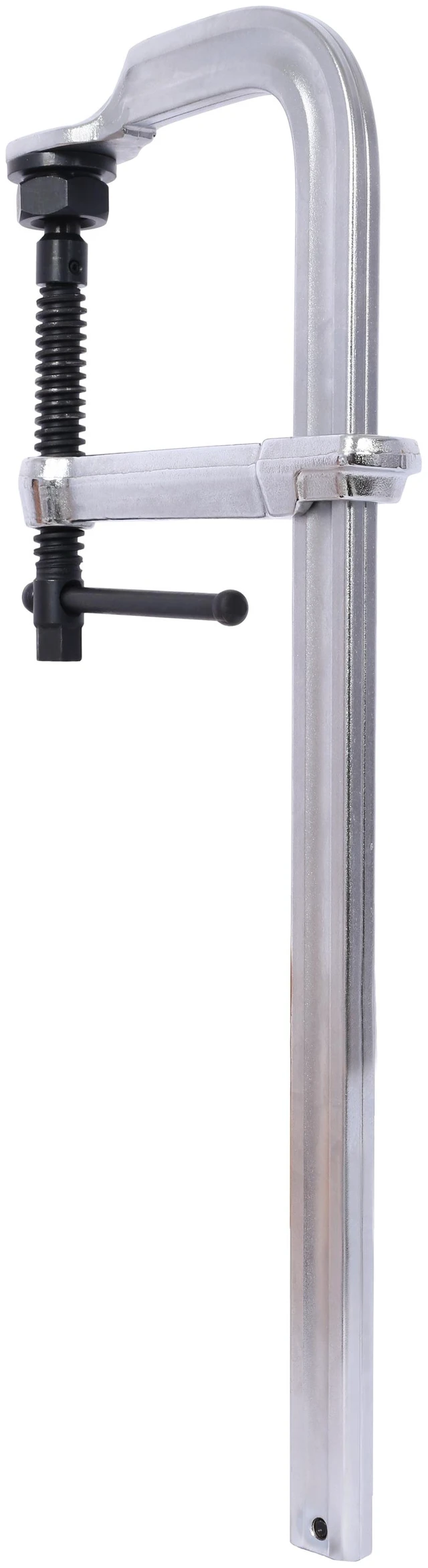 Alt view image 6 of 7 - Heavy Duty Clamp, Removable Swivel Pad Throat Clamp 5 Heavy Duty Bar for Welding, Silver, Steel