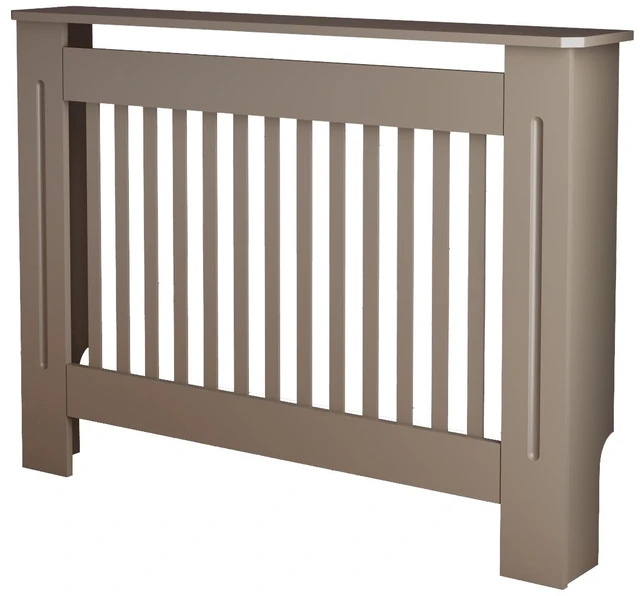Alt view image 3 of 7 - Radiator Cover Cabinet, Decorative Heater Protector MDF Construction with Water Based Lacquer Finish Safety Guard