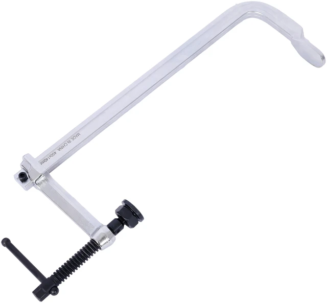 Alt view image 4 of 7 - Heavy Duty Clamp, Removable Swivel Pad Throat Clamp 5 Heavy Duty Bar for Welding, Silver, Steel
