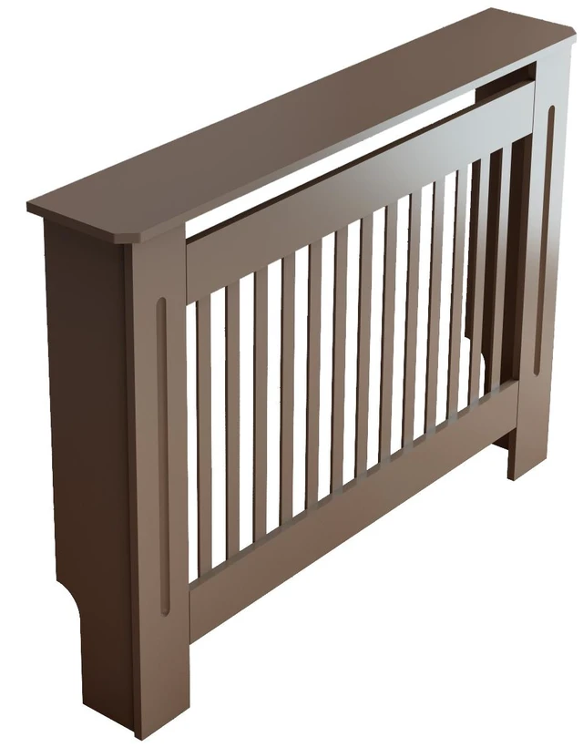 Alt view image 5 of 7 - Radiator Cover Cabinet, Decorative Heater Protector MDF Construction with Water Based Lacquer Finish Safety Guard