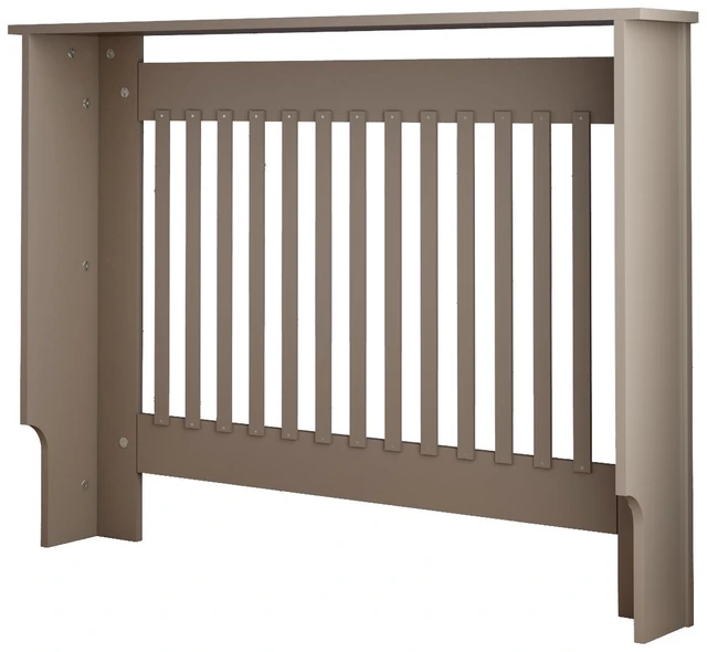 Alt view image 6 of 7 - Radiator Cover Cabinet, Decorative Heater Protector MDF Construction with Water Based Lacquer Finish Safety Guard