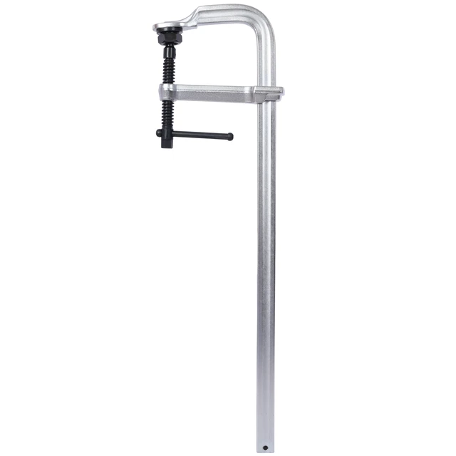 Alt view image 7 of 7 - Heavy Duty Clamp, Removable Swivel Pad Throat Clamp 5 Heavy Duty Bar for Welding, Silver, Steel