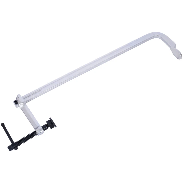 Alt view image 4 of 7 - Heavy Duty Clamp, Removable Swivel Pad Throat Clamp 5 Heavy Duty Bar for Welding, Silver, Steel