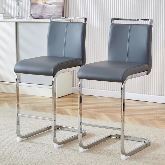 Alt view image 2 of 5 - Only Set Accessories Bag for the Chair, Suitable for Chair Legs Only for Use Replacement Item Parts, Silver, Metal