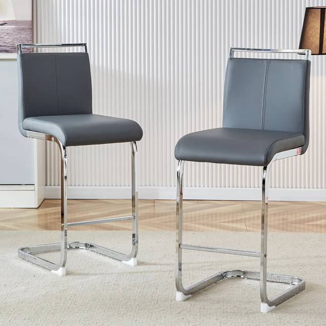 Alt view image 4 of 5 - Only Set Accessories Bag for the Chair, Suitable for Chair Legs Only for Use Replacement Item Parts, Silver, Metal