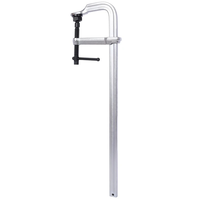 Alt view image 6 of 7 - Heavy Duty Clamp, Removable Swivel Pad Throat Clamp 5 Heavy Duty Bar for Welding, Silver, Steel