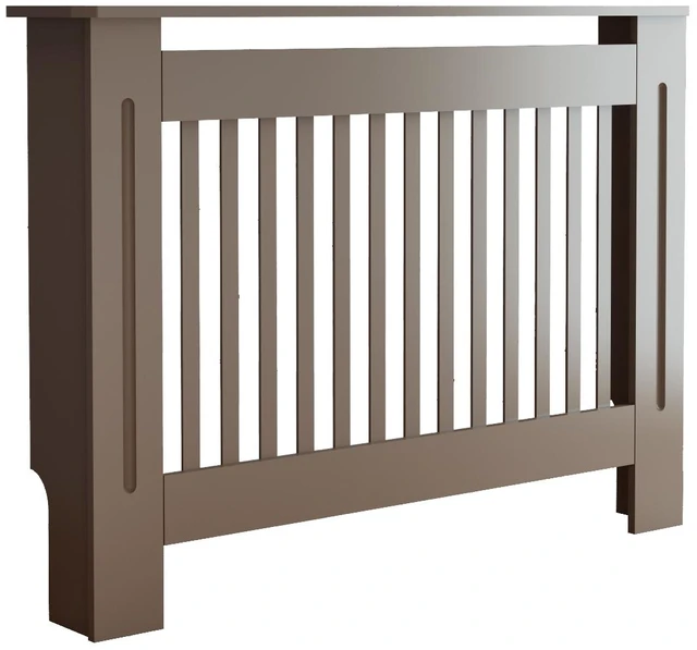 Alt view image 2 of 7 - Radiator Cover Cabinet, Decorative Heater Protector MDF Construction with Water Based Lacquer Finish Safety Guard