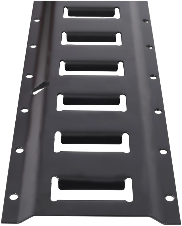 Alt view image 5 of 7 - 4 ft Track Tie Down Rail Kit, Indoor Track 4 Pack for Vans Trailers Motorcycle Tie Downs Atv Mountings 8 Steel Ring