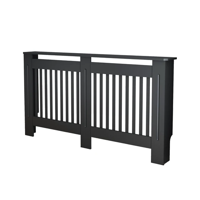 Alt view image 3 of 7 - Radiator Cover Cabinet, Decorative Heater Protector Guard MDF Construction with Water Based Lacquer Finish Safety