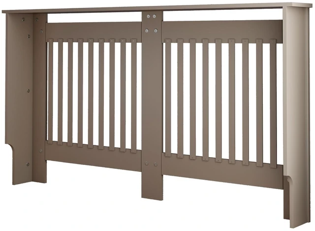 Alt view image 6 of 7 - Radiator Cover Cabinet, Decorative Heater Protector Guard MDF Construction with Water Based Lacquer Finish Safety