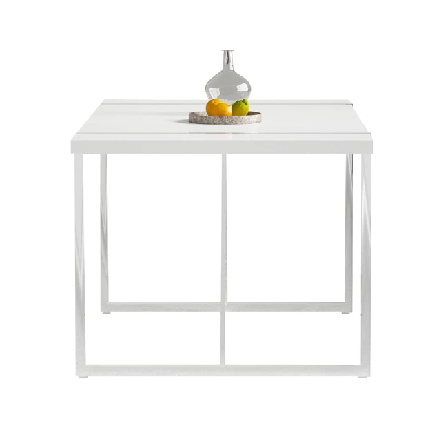Alt view image 4 of 5 - Only Table Leg and Frame Excluding Table Top Parts, Silver, Metal