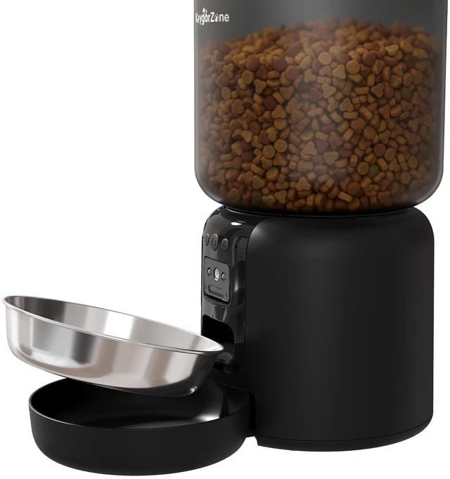 Main image of Automatic Cat Feeder, Adjustable 1080p Camera and App Control Cat Food Dispenser Automatic Feeder Dry Food with Dual