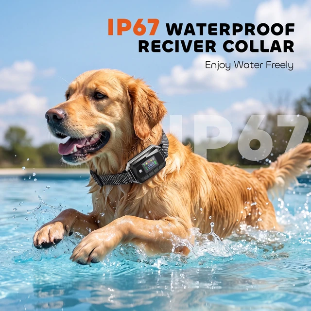 Alt view image 3 of 7 - Paw Hut Dog Shock Collar, 3278 ft Dog Training Collar with Remote Control for Small Medium Large Breeds Rechargeable