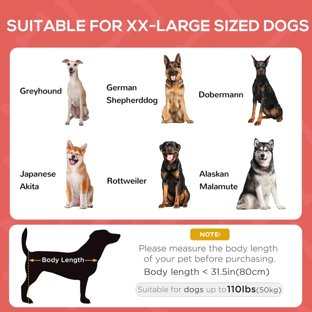 Alt view image 6 of 7 - Paw Hut Elevated Dog Bed with Removable Canopy, Outdoor Dog Cot with Protection Shade 48 Inch Large Pet Bed