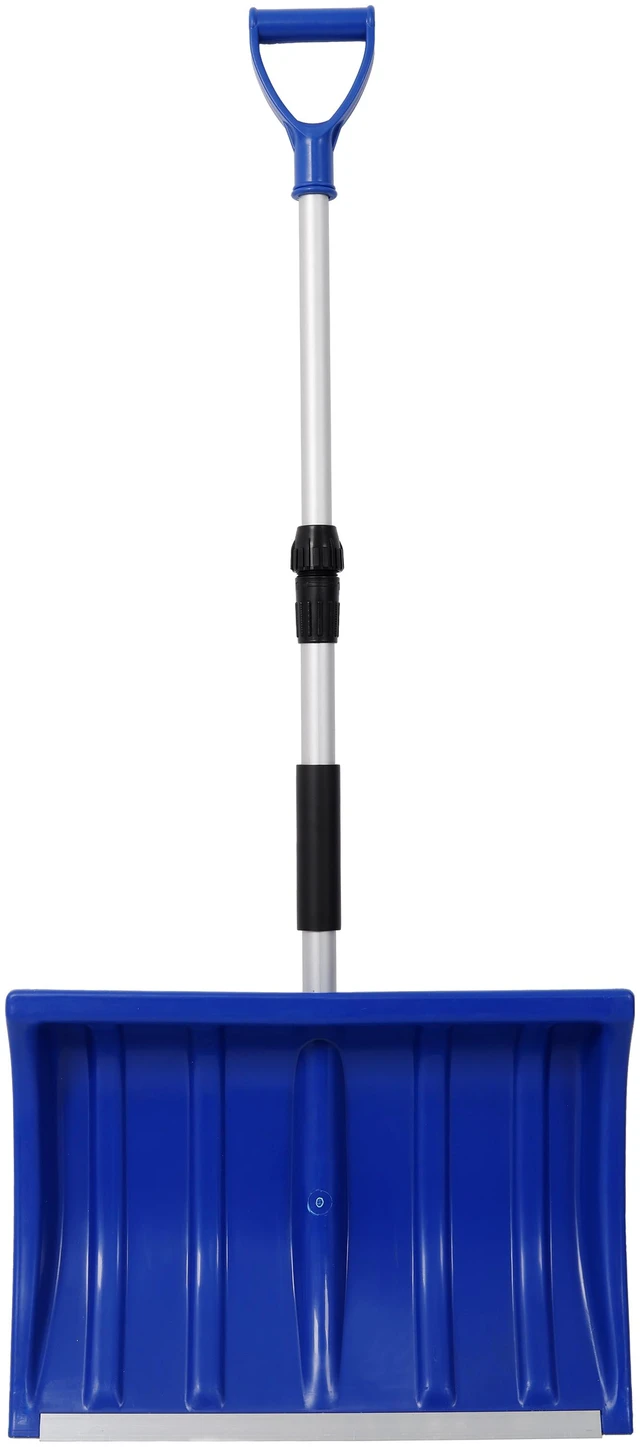 Main image of Portable Adjustable Height Snow Shovel with Grip Handle, 19 Inch Blade Snow Shovel for Driveway Car and Sand Mud