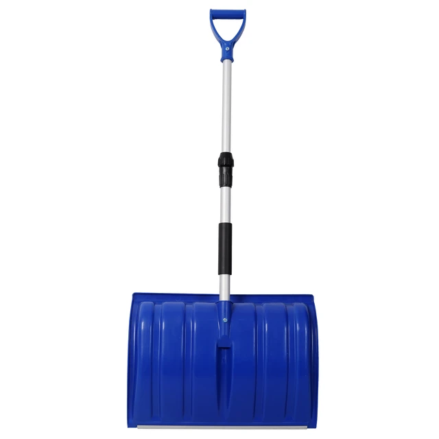 Alt view image 3 of 7 - Portable Adjustable Height Snow Shovel with Grip Handle, 19 Inch Blade Snow Shovel for Driveway Car and Sand Mud