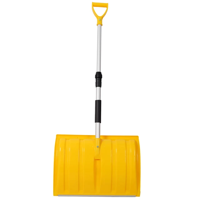 Alt view image 2 of 7 - Portable Adjustable Height Snow Shovel with Grip Handle, 19 Inch Blade Snow Shovel for Driveway Car and Sand Mud