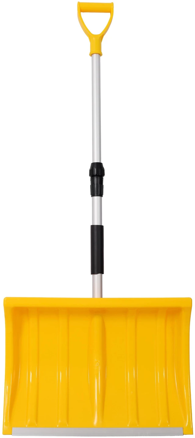 Main image of Portable Adjustable Height Snow Shovel with Grip Handle, 19 Inch Blade Snow Shovel for Driveway Car and Sand Mud