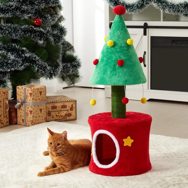 Main image of Cat Tree Tower for Indoor Cats, Cat Tree Small with Sisal Scratching Posts and Bed Functional Furniture for Kittens