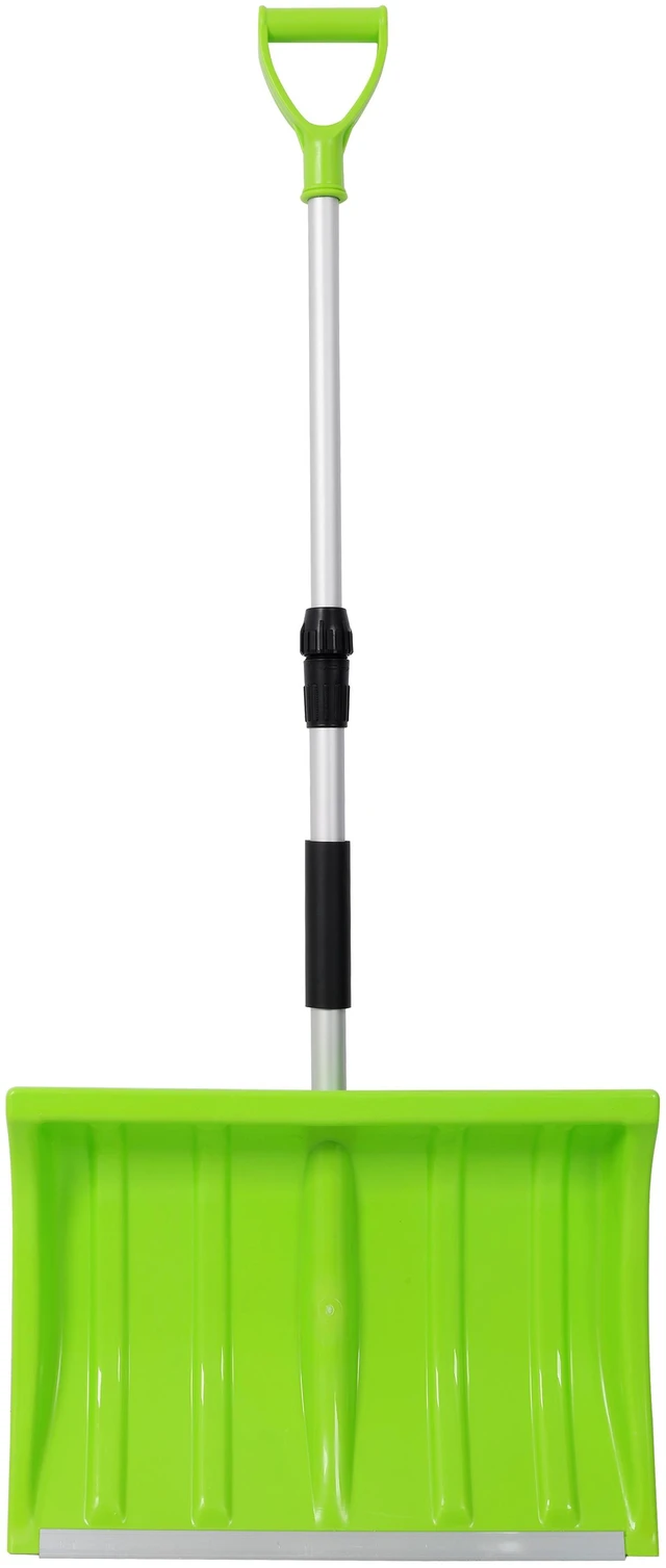 Main image of Portable Adjustable Height Snow Shovel with Grip Handle, 19 Inch Blade Snow Shovel for Driveway Car and Sand Mud