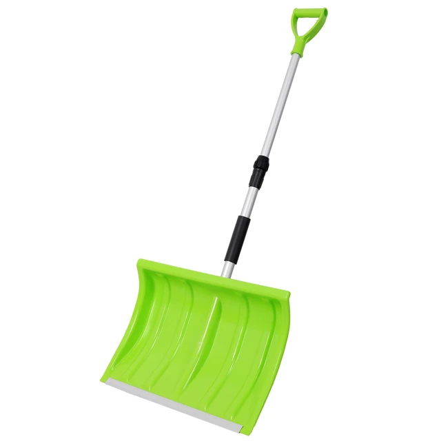Alt view image 4 of 7 - Portable Adjustable Height Snow Shovel with Grip Handle, 19 Inch Blade Snow Shovel for Driveway Car and Sand Mud