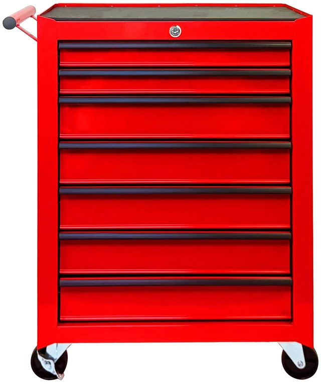 Main image of Rolling Metal Tool Chest with 7 Drawers, Drawer Tool Chest Cabinet with Ball Bearing Slides Steel Storage Box