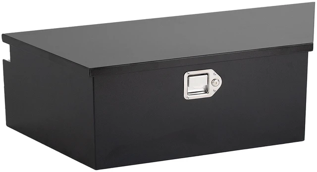 Main image of Inchx16.5 Inchx11.5 Inch Steel Trailer Tongue Box, Black, Tool Boxes
