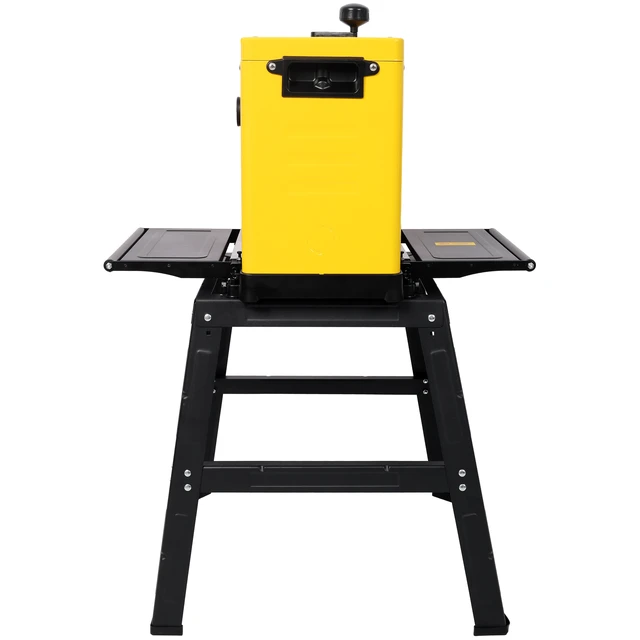 Alt view image 2 of 7 - 13 Inch Benchtop Thickness Planer with Stand, High Power Planer Dust Port Rpm Motor for Woodworking Projects, Yellow