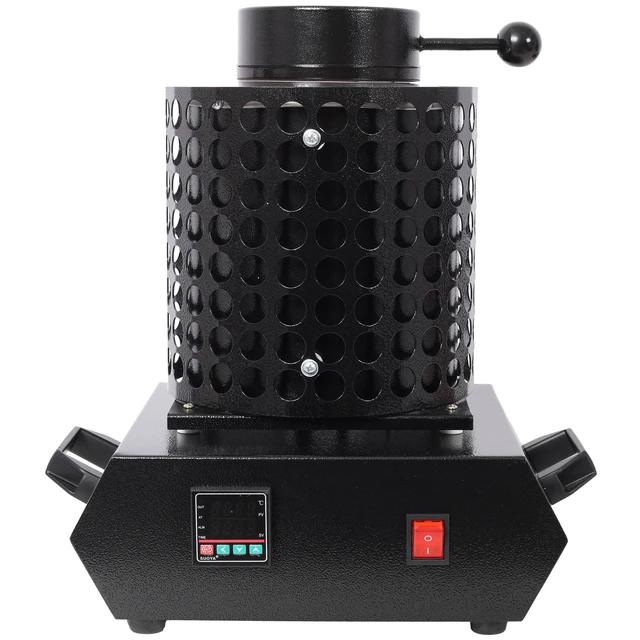 Alt view image 4 of 7 - Melting Furnace, 1 Electric Digital Smelting Furnace Pid Smelter Kiln Kit Casting Refining Jewelry Precious Metals