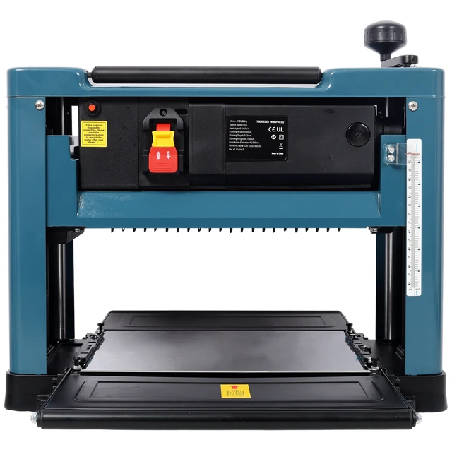 Alt view image 2 of 7 - 13 Inch Benchtop Thickness Planer, High Power Planer Dust Port Rpm Motor for Woodworking Projects Color, Black Blue