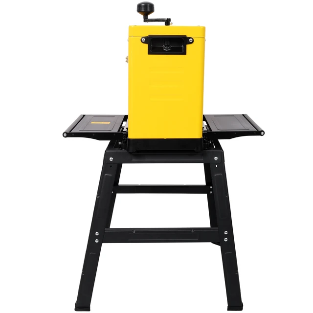 Alt view image 4 of 7 - 13 Inch Benchtop Thickness Planer with Stand, High Power Planer Dust Port Rpm Motor for Woodworking Projects, Yellow