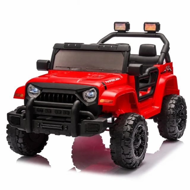 Alt view image 3 of 7 - Kids Ride Electric Car Parents Control, Dual Drive Four Wheel Suspension with Music Bluetooth USB with Headlights