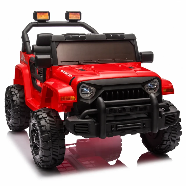 Alt view image 5 of 7 - Kids Ride Electric Car Parents Control, Dual Drive Four Wheel Suspension with Music Bluetooth USB with Headlights