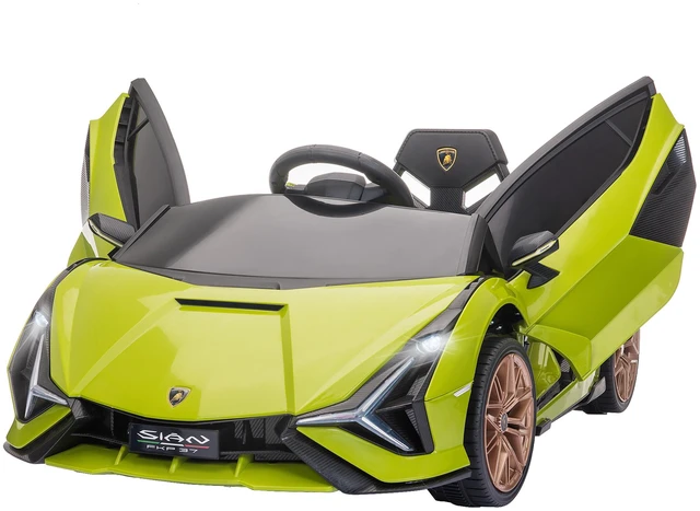 Main image of Lamborghini Licensed Kids Ride Car, Battery Powered Electric Sports Car Toy with Remote Control Horn Music