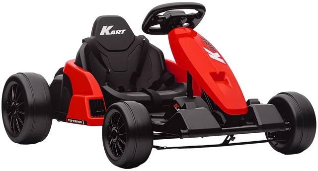 Main image of Electric Kart, 9ah Big Battery Kids Drift Kart with Dual Motors Adjustable Seat and High Speed Slow Start Point Safety