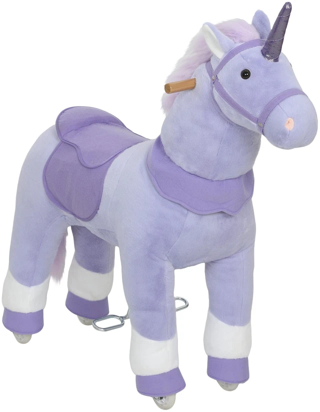 Main image of Ride Horse for Kids 4 Years, 37.8 Inch Height Riding Unicorn Walking Horse Animal with Rolling Wheels for Active Play