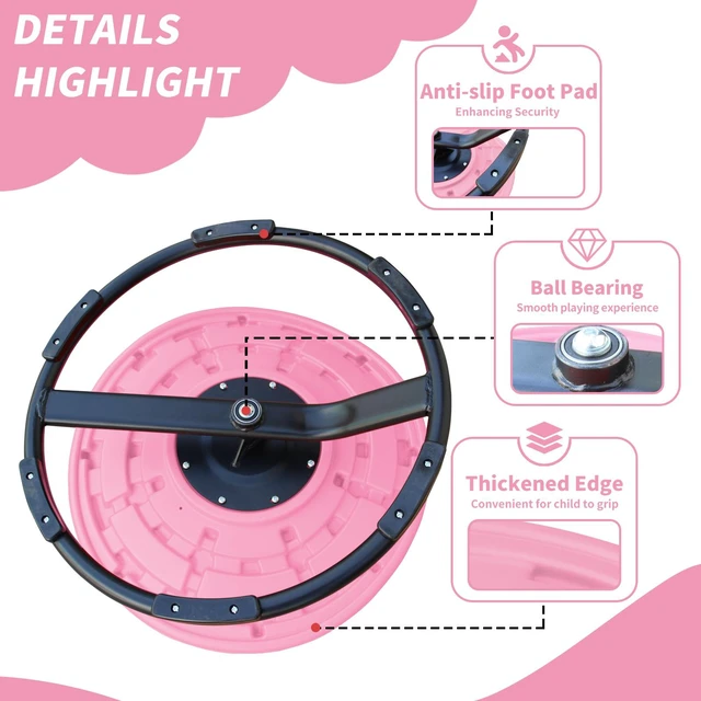 Alt view image 5 of 7 - Sensory Spinning Chair for Autistic Kids, Swivel Chair Sensory Toys Gifts for Toddlers with Sit and Spin Toys Training