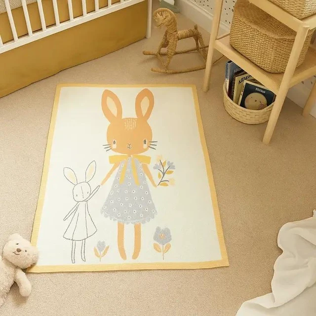 Main image of Cotton Playmat Mama Bunny with Inch, Multi, Soft Play