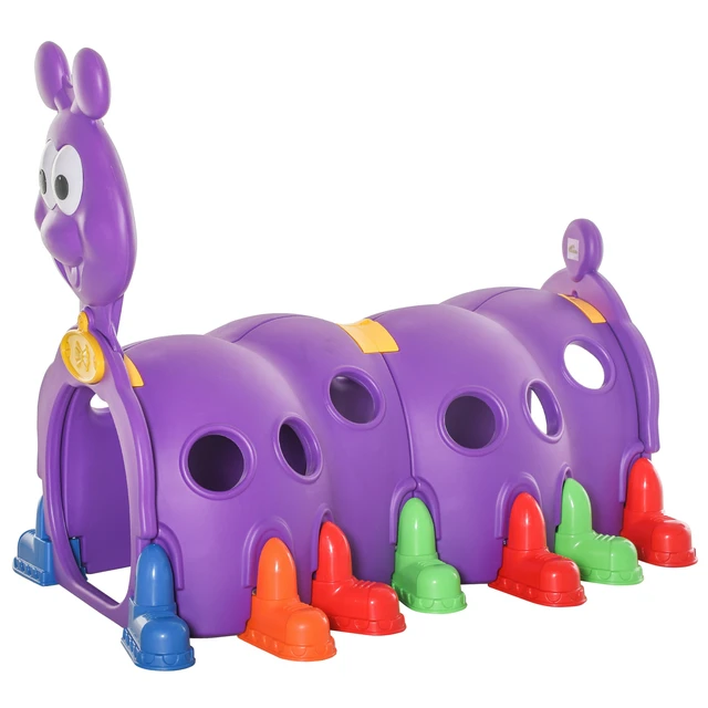 Alt view image 3 of 7 - Caterpillar Climbing Tunnel for Kids Climb N-Crawl Toy Indoor and Outdoor Toddler Play Structure for 3 Years Old
