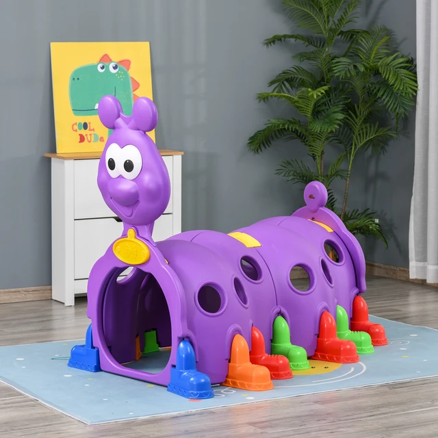 Alt view image 2 of 7 - Caterpillar Climbing Tunnel for Kids Climb N-Crawl Toy Indoor and Outdoor Toddler Play Structure for 3 Years Old