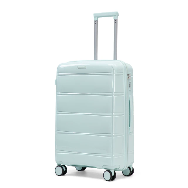 Main image of 24 Inch Suitcase with Side Hook and Side Handle, Iron Telescopic Handle Spinner Wheels and Combination Lock Hard Shell