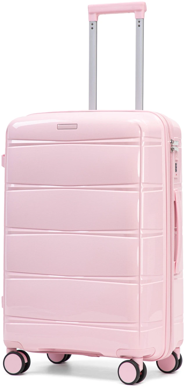 Main image of 24 Inch Suitcase with Side Hook and Side Handle, Iron Telescopic Handle Spinner Wheels and Combination Lock Hard Shell