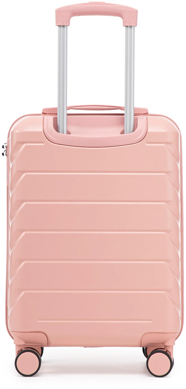 Main image of 20 Inch ABS Hard Shell Carry Luggage, Upgraded Crack Resistant Iron Telescopic Handle Built in Combination Lock 360°