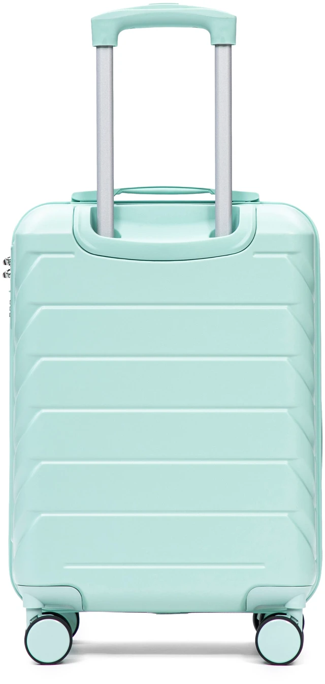 Main image of 20 Inch ABS Hard Shell Carry Luggage, Upgraded Crack Resistant Iron Telescopic Handle Built in Combination Lock 360°