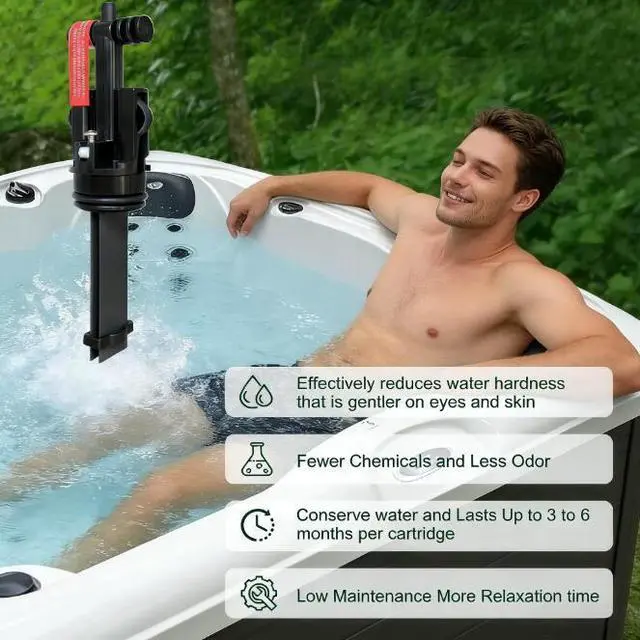 Alt view image 4 of 4 - Salt System Replacement Cartridge for Hot Tubs & Spas - Natural-Feeling Water Care, Easy Installation, Less Harsh Chemicals, Lasts Up to 4 Months (2-Pack)