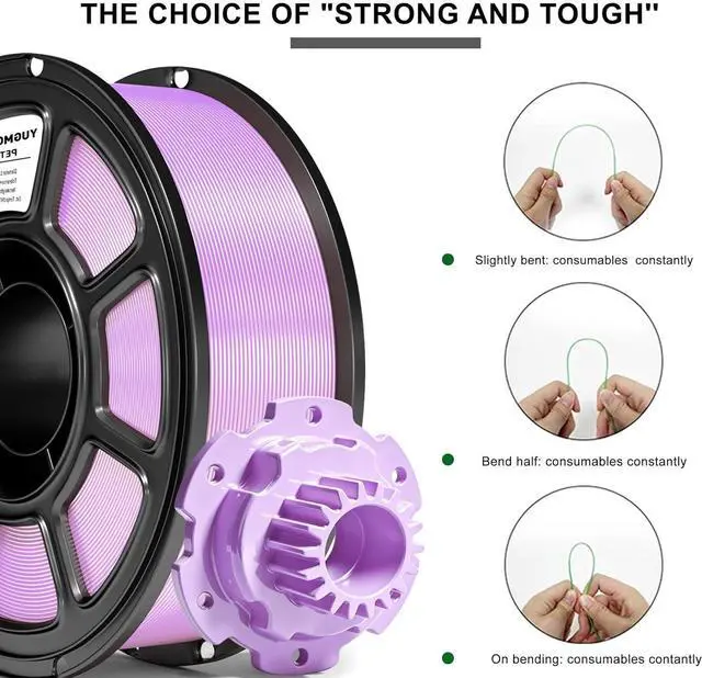Alt view image 3 of 7 - High Speed PETG+ 3D Printer Filament 1.75 mm