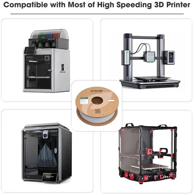 Alt view image 5 of 7 - PLA Basic Filament 1.75mm, 3D Printer Filament High Speed PLA for Fast Printing, 1KG Spool (2.2 LBS) 3D Printing Filament for High Speed 3D Printers, Pink