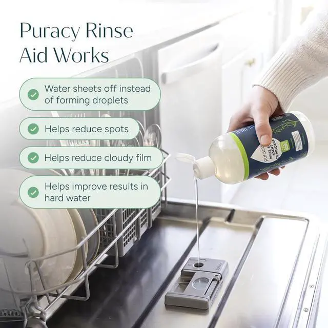 Alt view image 3 of 7 - Dishwasher Rinse Aid Cleaner - Spot & Residue Free, Dishwasher Drying Agent - Must Haves from TikTok Made Me Buy It (Lemongrass, 12 Oz)