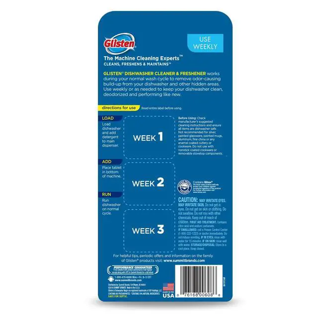 Alt view image 2 of 7 - DT0312T Dishwasher Cleaner & Freshener, 3 Tablets, Clear, 3 Count