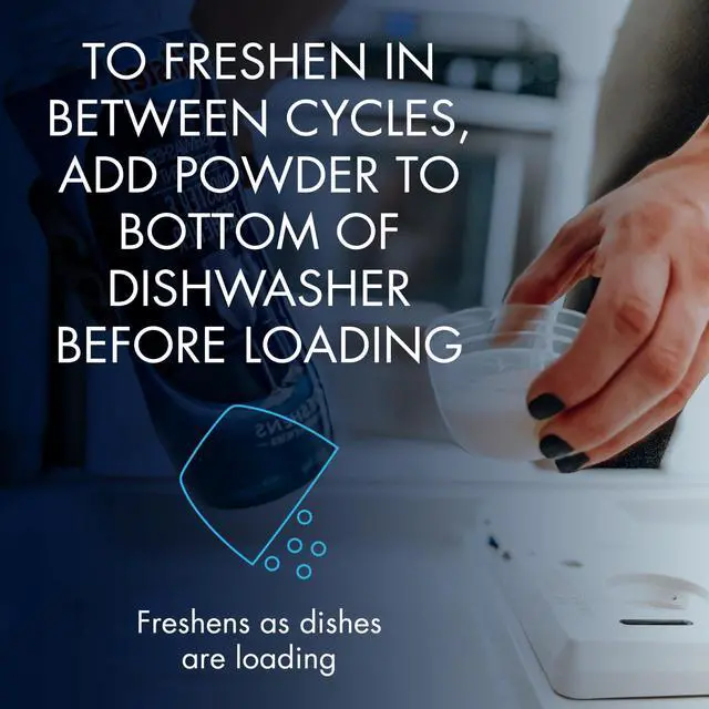 Alt view image 3 of 7 - Dishwasher Detergent Booster & Freshener, Lemon Scent, 28 oz Bottle